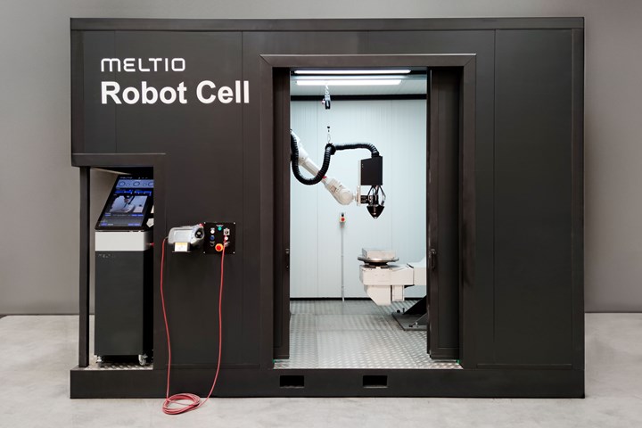 Meltio Robot Cell.