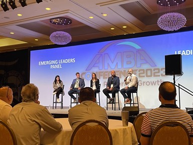 The Emerging Leaders Panel at AMBA