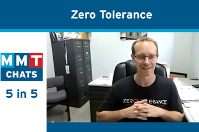 MMT Chats: 5 in 5 with Zero Tolerance