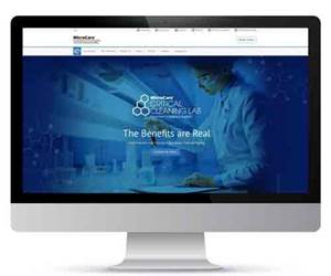MicroCare Critical Cleaning Lab webpage