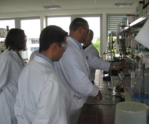 people in a lab
