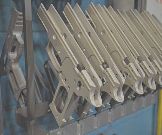 guns prepared to be finished