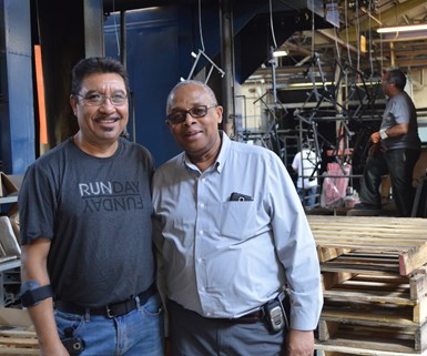 two men on plant floor