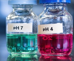 2 jars with PH levels