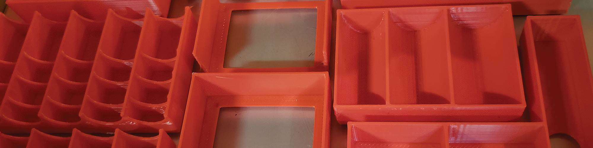 Miniature Paint Holders and Drawer Organizer 3D model 3D printable