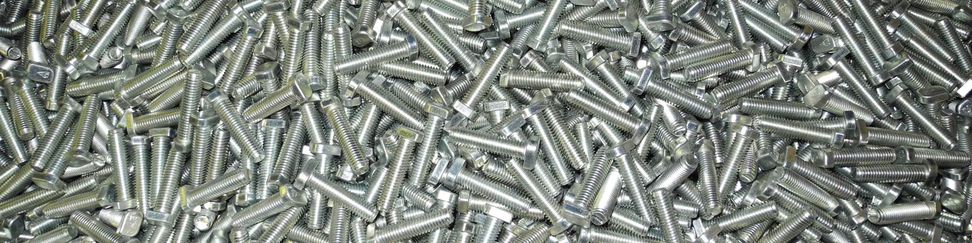 Zinc-electroplated screws