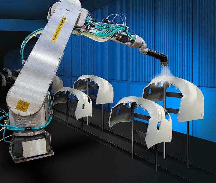 paint robot, smart automation, finishing automation