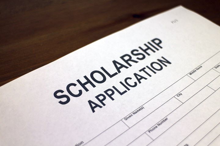 a scholarship application