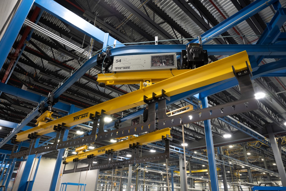 TTX Overhead Conveyance System | Products Finishing
