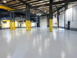 Breathable Epoxy Flooring System for Floors With Elevated Moisture, Salts