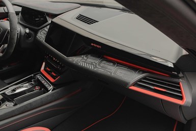 Audi RS e-tron GT project_513/2 instrument panel