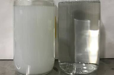 before and after wastewater