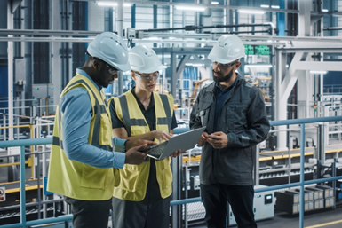 Manufacturing automation solutions depiction