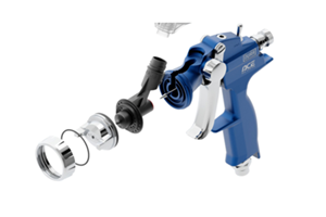 Low-Pressure Spray Gun for Color Changes, No Need for Solvents