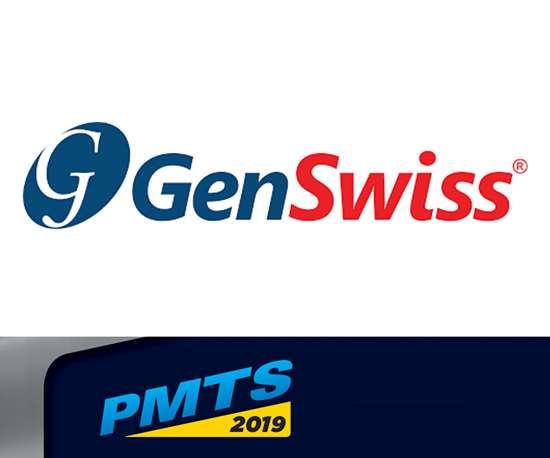 Genswiss和PMTS 2019 Logos