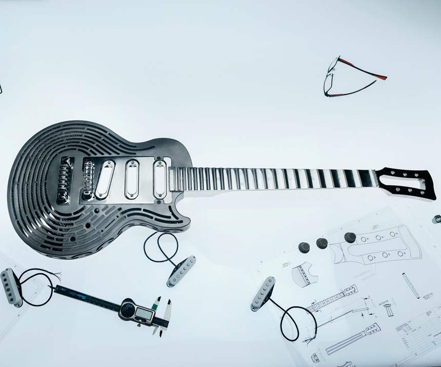All-metal guitar