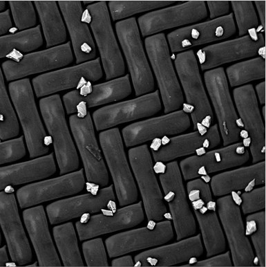 Silicon carbide under a microscope