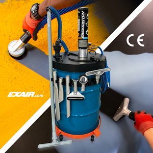 Exair EasySwitch Vacuums Wet/Dry Materials