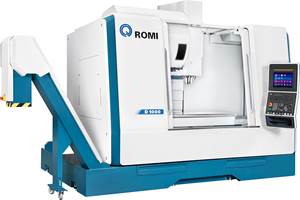 Romi的D系列立式加工中心专为刚性和速度而设计