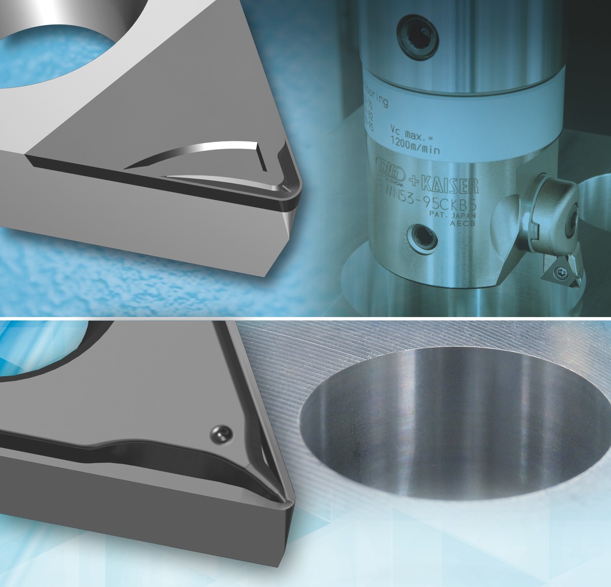 Chip Breaking Inserts Big Kaiser Chip Breaker Inserts Improve Surface Finish | Production ...