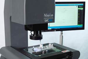 Vision的LVC200可以测量大型部件，多个小部件