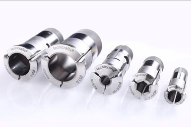 Platinum Tooling Technologies offers the complete line of Tecnicrafts collets and guide bushings for Swiss turning machines and bar feeders.