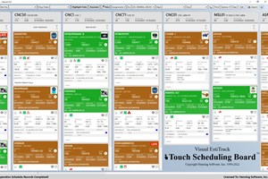 Henning ERP System Offers Enhanced Touch Scheduling Board
