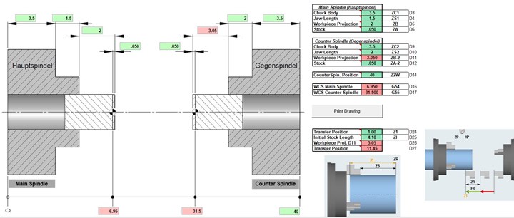 Multi-Spindle Workholding Calculation spreadsheet 