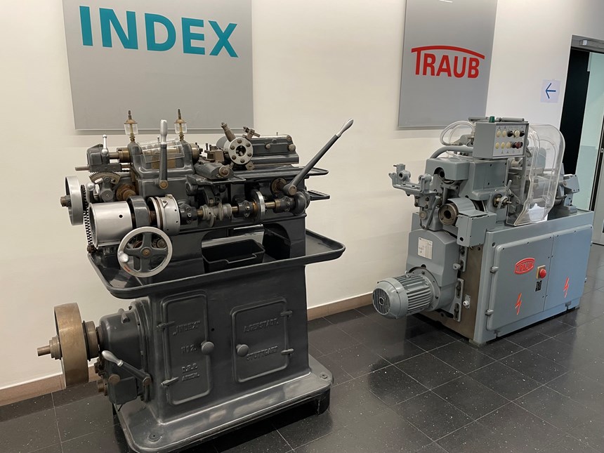 Old machines from Index and Traub