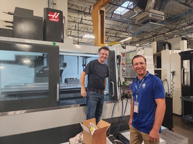 Mike Gresen on the shop floor at Benchmark Electronics