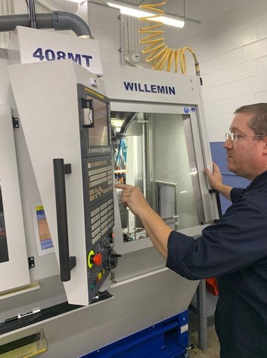 Willemin-Macodel 408MT five-axis machining center