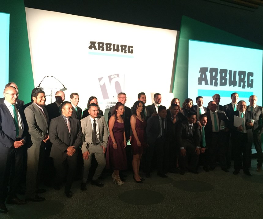 Equipo de la filial de Arburg en México.