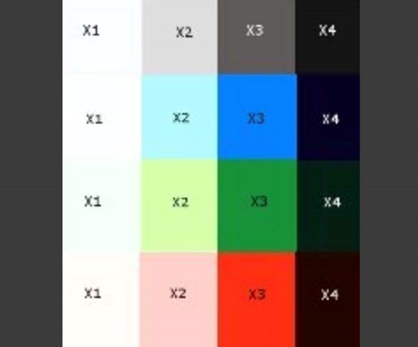 Variaciones que se deben considerar cuando se hace un cambio de color.