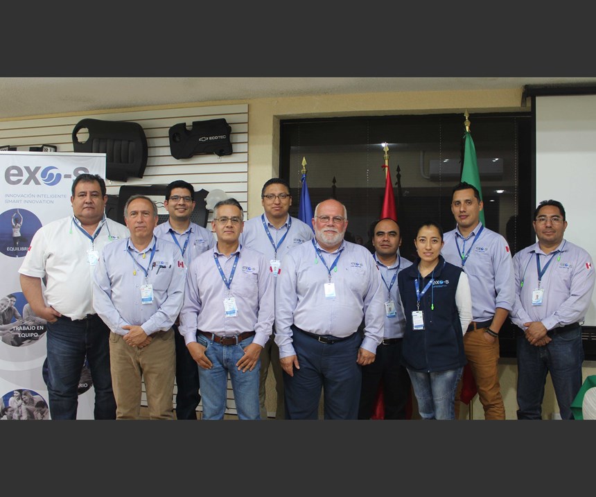 Comité directivo de la planta de  Exo-s en San Juan del Río.