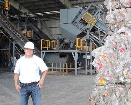 Jaime Haro Álvarez, gerente de las dos plantas: Green Mind Recycling y Green Mind Packaging.