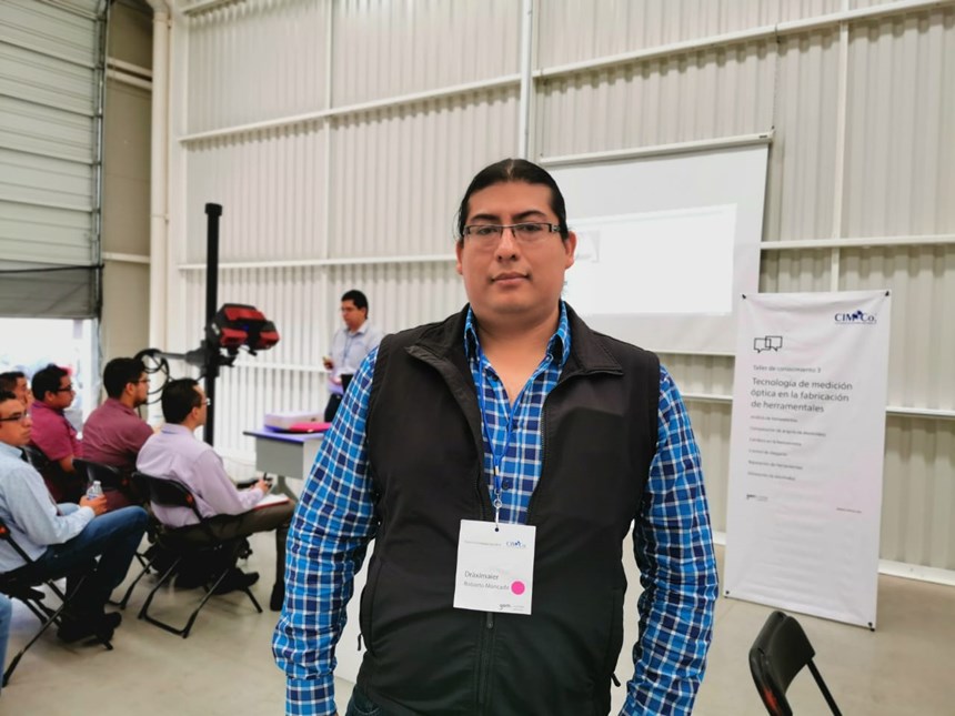 Uno de los ponentes en el evento de Querétaro fue Jesús Roberto Moncada, de Dräxlmaier, quien comentó los beneficios que ha obtenido la compañía en su área de metrología con los sistemas de GOM.