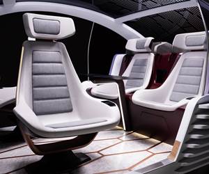 El automóvil del futuro de Covestro está diseñado para la conducción autónoma, ya que cuenta con un espacio multifuncional para vivir o trabajar con la mayor comodidad posible durante los viajes del mañana. 