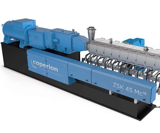 Coperion mostrará dos extrusoras ZSK Mc18 significativamente rediseñadas con un diámetro de husillo de 45 y 70 mm.