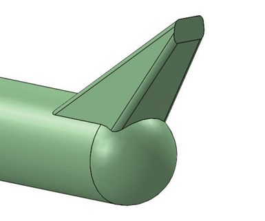 Fig. 1 Compuerta submarina tipo cincel o cuña.