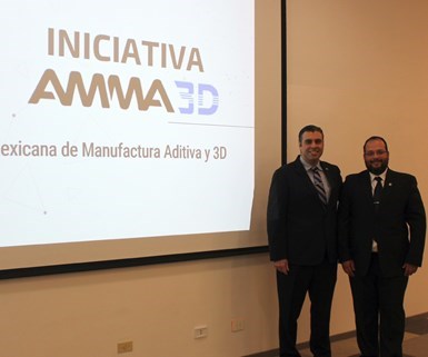 Alejandro Silva, Presidente de la AMMA3D, y Omar López, Director General de la AMMA3D.