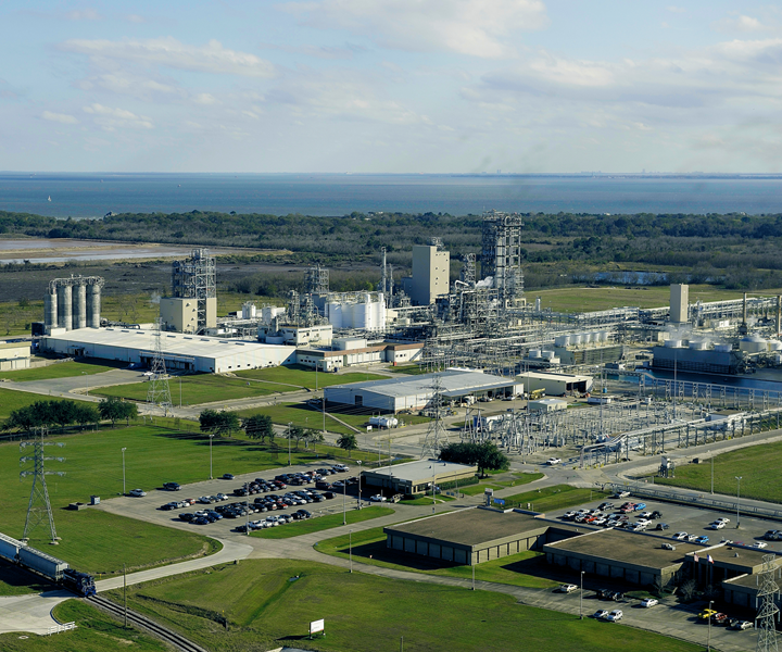 Vista aérea de las instalaciones de Bayport Polymers. Foto: Borealis.
