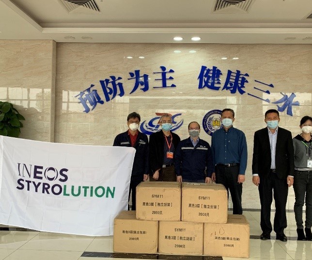 INEOS Styrolution apoya comunidades chinas afectadas por el Coronavirus (COVID-19)