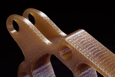 El termoplástico Antero 800NA, de Stratasys, produce piezas impresas en 3D con la dureza y la resistencia química necesarias para aplicaciones aeroespaciales. (Foto: Business Wire)