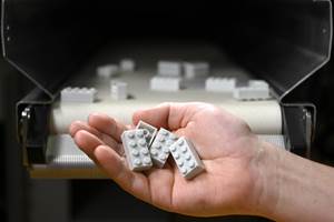 El proceso innovador desarrollado por Lego utiliza una tecnología de composición a medida para combinar el PET reciclado con aditivos reforzantes.