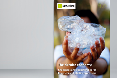 Economía circular: ¿Qué desafíos y oportunidades existen para los recicladores, fabricantes y procesadores de plásticos?, e-book de Sesotec.