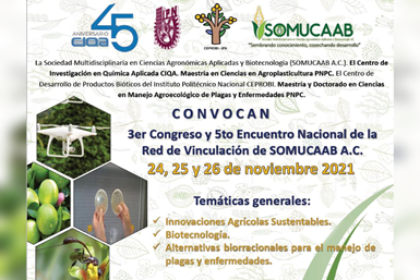 El 3er Congreso y 5to Encuentro Nacional de la Red de Vinculación de SOMUCAAB se realizará el 24, 25 y 26 de noviembre de 2021.