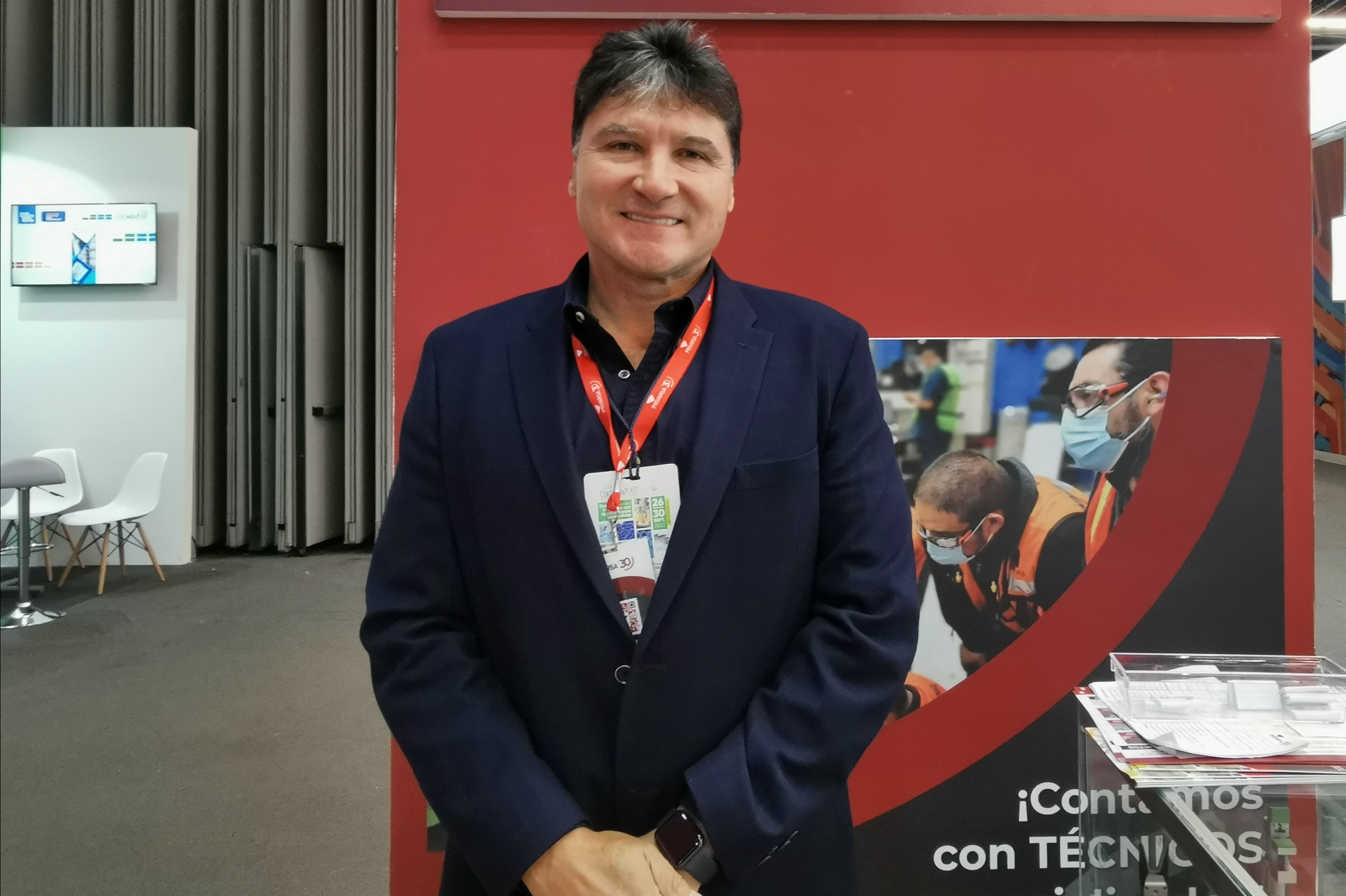 Pablo Vargas, CEO y director general de PRIVARSA, en Colombiaplast.