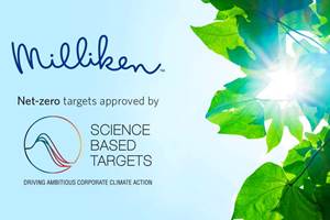 Milliken se compromete con un futuro de cero emisiones netas a 2050.