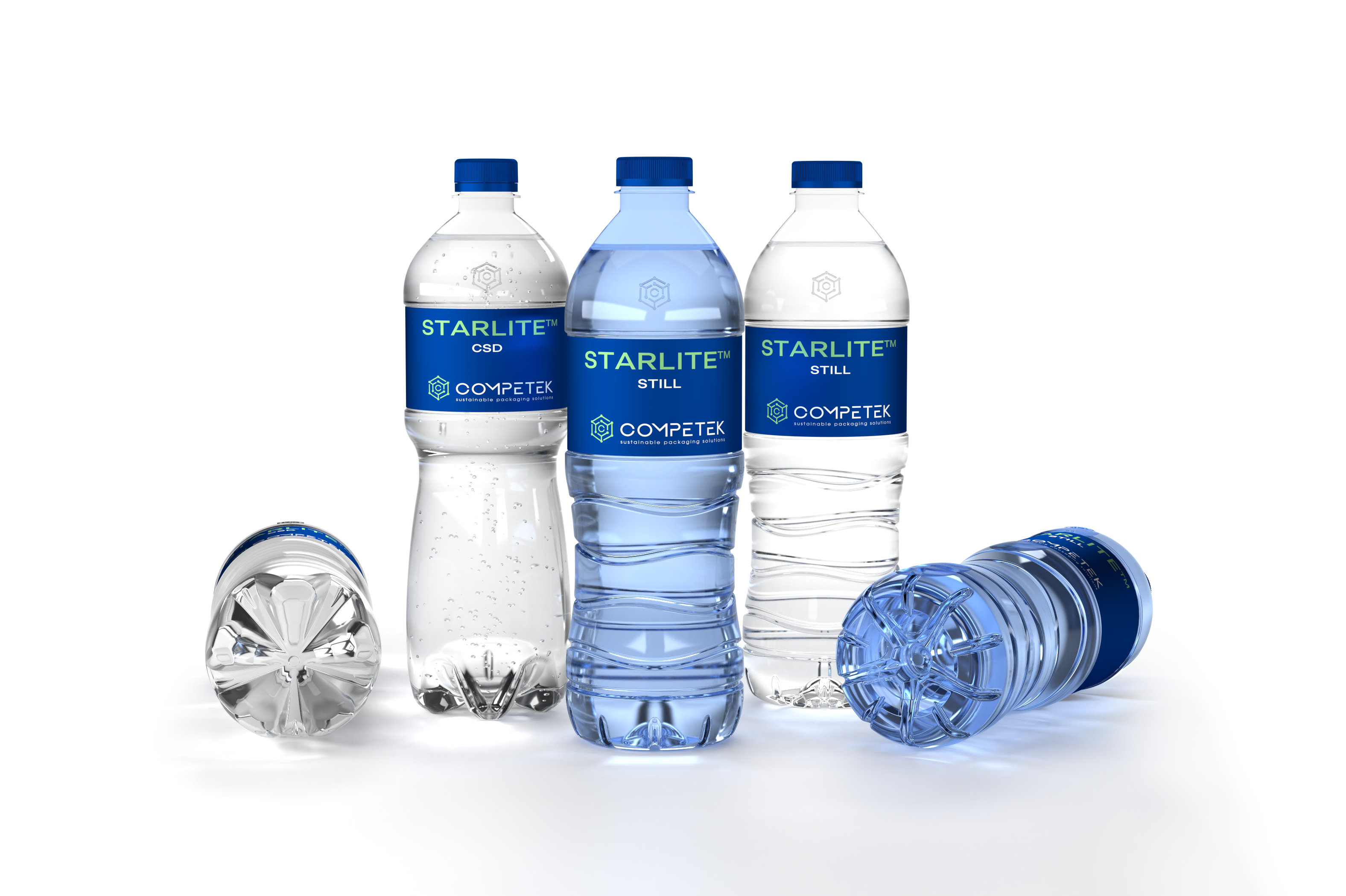 Botella PET RightWeight para envases de medio litro de agua de Sidel