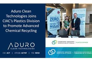 Aduro Clean Technologies se une a la División de Plásticos de CIAC para promover el reciclaje químico avanzado.